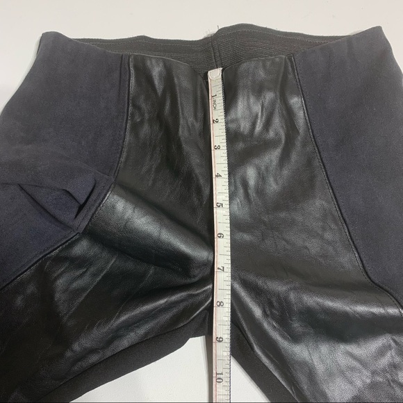 𝅺ZARA M vegan leather front moto leggings - Picture 5 of 6